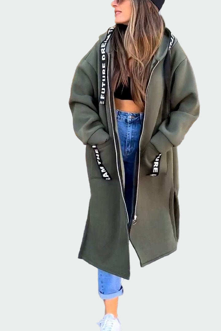 Karina - Dugi Kaput s Kapuljačom