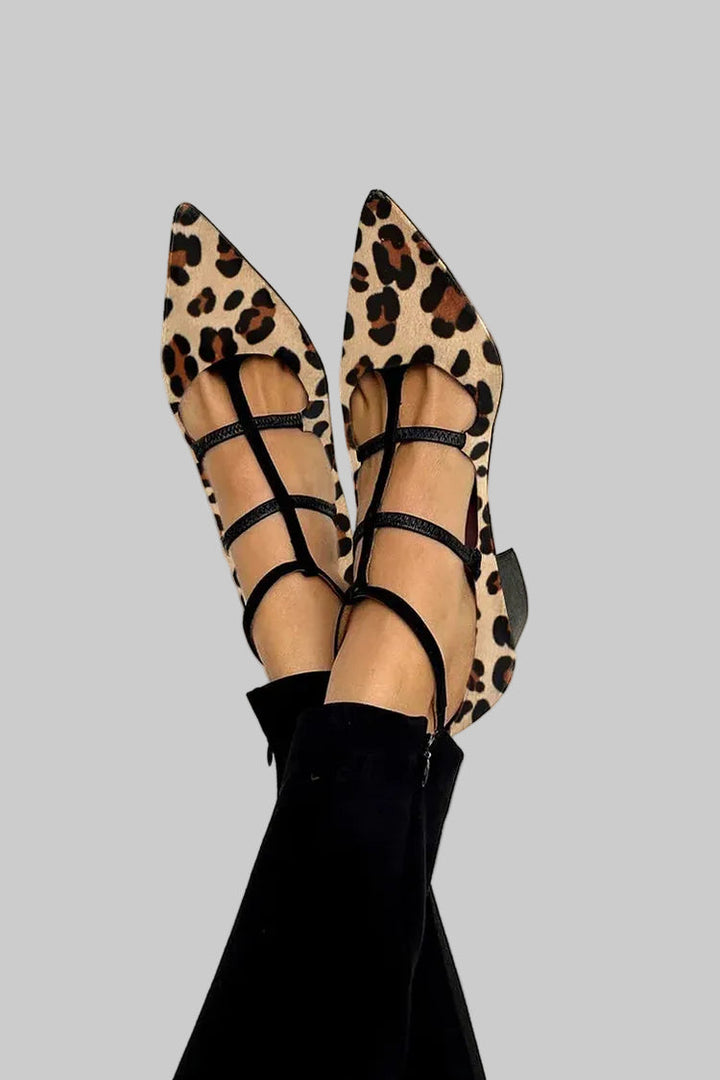 Sonja - Elegantne cipele s leopard uzorkom