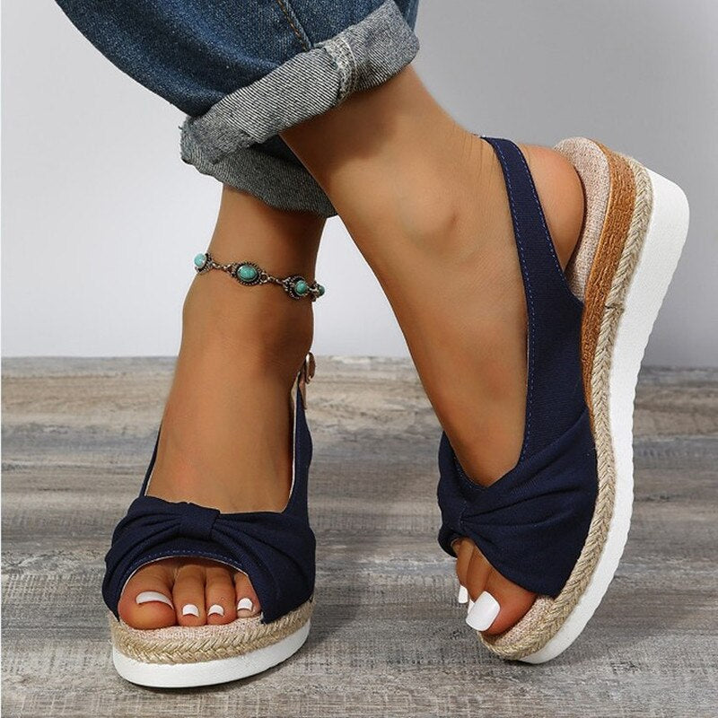 Candy - Ortopedske Peep-Toe Sandale