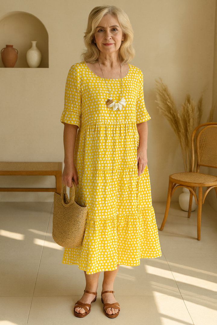 Lea – Točkasta boho elegancija