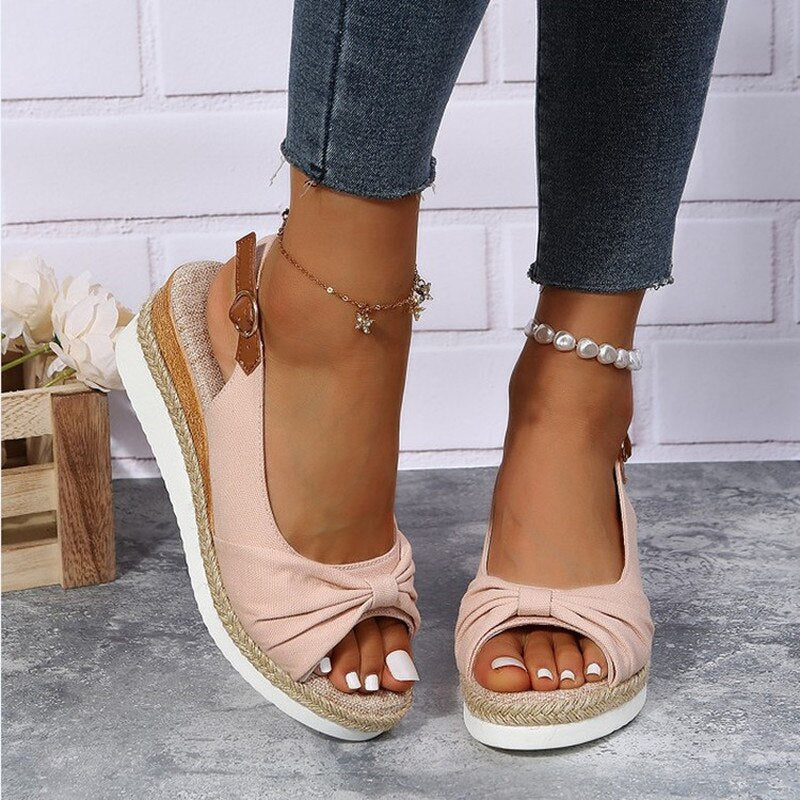 Candy - Ortopedske Peep-Toe Sandale