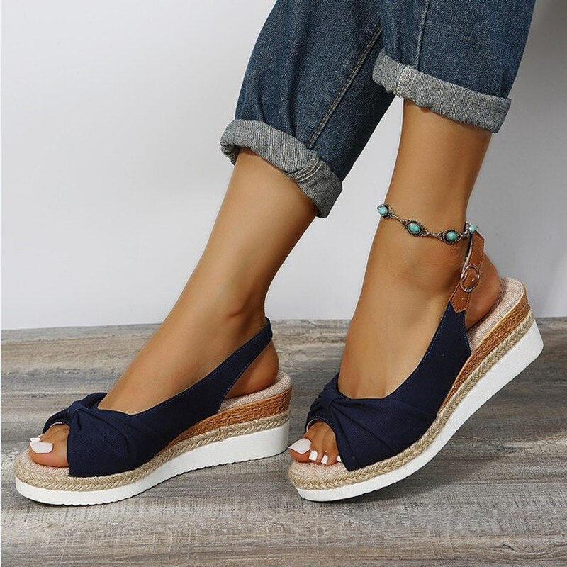 Candy - Ortopedske Peep-Toe Sandale