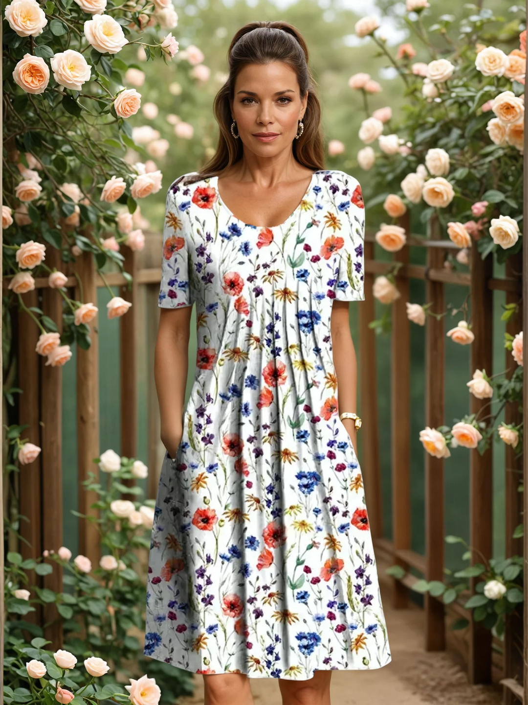 Marianne – Elegantna cvjetna haljina