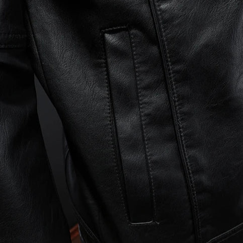 Darius - Premium Kožna Jakna u Moto Stilu