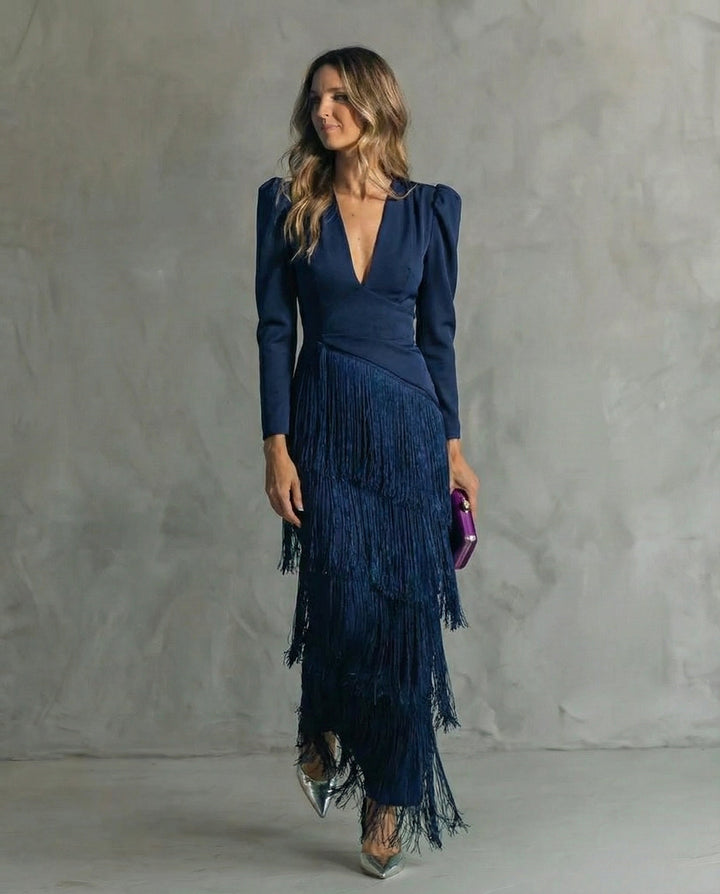 Clara – Elegantna Haljina s Resicama