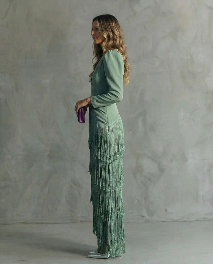 Clara – Elegantna Haljina s Resicama
