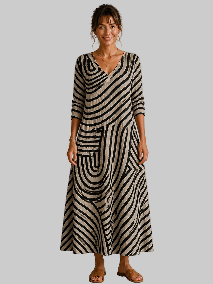 Grace – Elegantna haljina s uzorkom